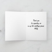 Floral Bible Verse Vielen Dank Faltkarte Dankeskarte (Innenseite)