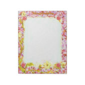Floral Big Notepad Notizblock (Rotiert)