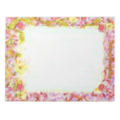 Floral Big Notepad Notizblock (Vorderseite)