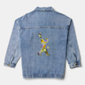 Floral Bigfoot Denim Jacket Jeansjacke (Rückseite)