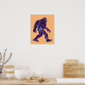 FLORAL BIGFOOT POSTER (Küche)