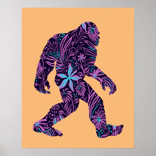 FLORAL BIGFOOT POSTER (Vorne)