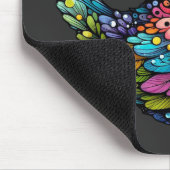 Floral Bird Harmony Mousepad (Ecke)