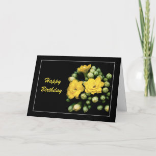 Floral Birthday Card Karte