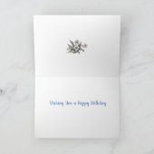 Floral Birthday Karte (Innenseite)