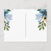 Floral Birthday Postkarte (Rückseite)