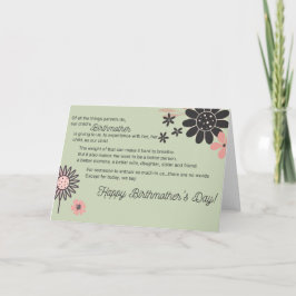 Floral Birthomther's Day Card Karte