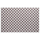 Floral Black Raven auf Weiß Stoff (Yard (91,4 cm))