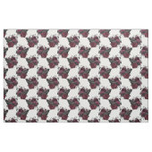 Floral Black Raven auf Weiß Stoff (Fat Quarter (45,7 x 55,9 cm))