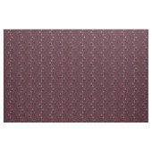 Floral Black Raven on Wine Stoff (Yard (91,4 cm))