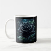 Floral Black Rose Kaffeetasse (Links)