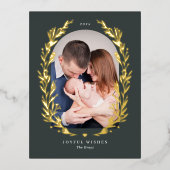 Floral Bliss REAL FOIL Fotokarte Postkarte (Vorderseite)