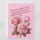 Floral Bliss 💖 ✨ Valentintagskarte (Rückseite)