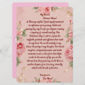 Floral Bliss 💖 ✨ Valentintagskarte (Vorne/Hinten)