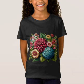 Floral Bliss - Vibrant Nature-Inspiriert Frauen T-Shirt