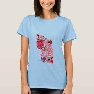 Floral Bliss Women's Ringer T - Shirt