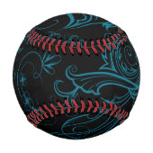 Floral Blue Baseball (Vorderseite)