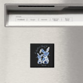 Floral Blue Coquette Bow Bunny Ostermütte von Magnet (In Situ (Geschirrspüler))