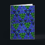 Floral Blue & Green Kaleidoscope Friend Geburtstag Karte<br><div class="desc">Botanischer Garten Blume Blue & Green Kaleidoscope Special Friend Birthday Card. Dieses farbenfrohe Bild stammt von einem Kaleidoskop-Betrachter, der über Blume im Botanischen Garten schaute. Die eigentlichen Blume waren gelbe und grüne Blätter. Das ist eine Variante davon. Personalisieren Sie diese Vorlage mit Ihrem Text. Bearbeiten Sie es für weitere Änderungen....</div>
