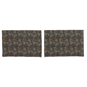 Floral Blue Pink Vintag William Morris Bluebell Kissenbezug