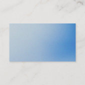 Floral Blue Tile Brautparty Umschließungskarte Visitenkarte (Rückseite)