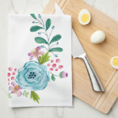 Floral Blume Handtuch (Viertel Falte)