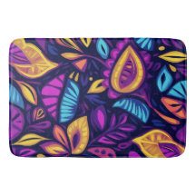 Floral Boho Abstrakt farbig 2