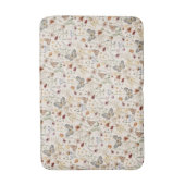 Floral Boho Bath Mat Badematte (Vorderseite Vertikal)