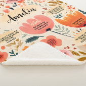 Floral Boho Bibel Verses Affirmation with name Sherpadecke (3/4)