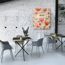 Floral Boho Bibel Verses Affirmation with name