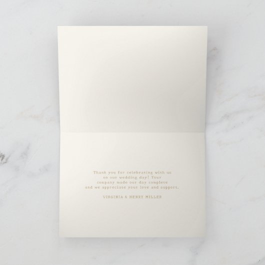 Floral Boho Books Dankeskarte (Innenseite)