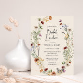 Floral Boho Bridal Luncheon Einladung