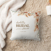 Floral Boho chic Wedding & Brautparty Gift Kissen (Decke)