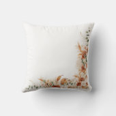 Floral Boho chic Wedding & Brautparty Gift Kissen (Rückseite)