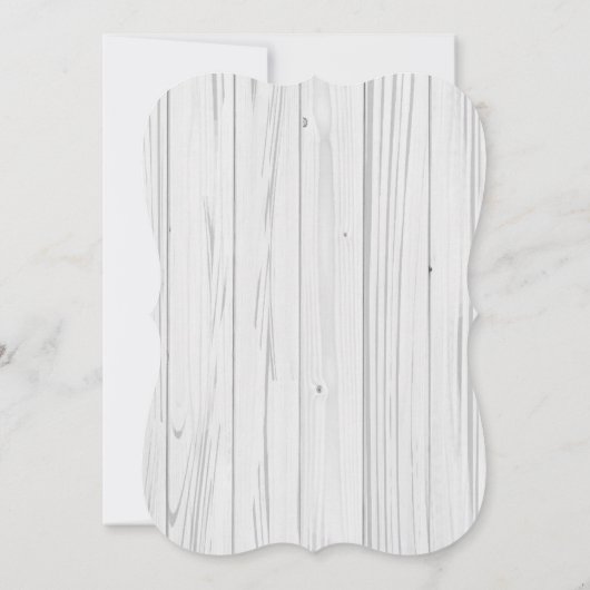 Floral Boho Elephant Baby Shower Invasion Girl Einladung (Rückseite)