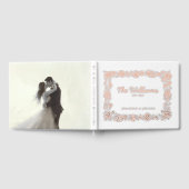 Floral Boho Foil Gästebuch Foto Guestbooks White (Voll)