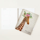 Floral Boho Giraffe Planner Planer (Anzeige)