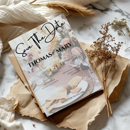 Floral Boho Hochzeitseinladung Einladung