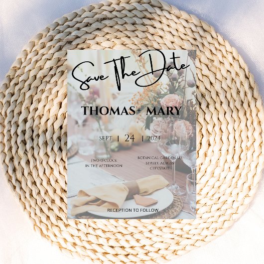 Floral Boho Hochzeitseinladung Einladung