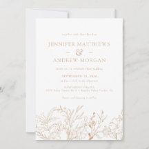 Floral Boho Hochzeitseinladungen