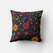 Floral Boho Kissen (Rückseite)