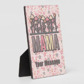 Floral Boho Mama Fotoplatte (Seite)