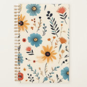 Floral Boho Musterplaner Planer (Vorderseite)