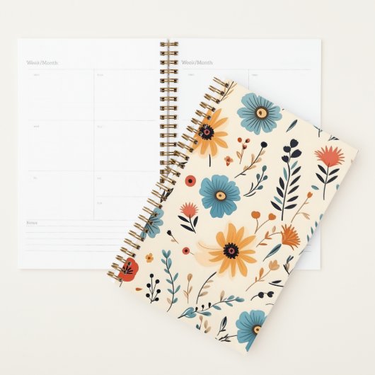 Floral Boho Musterplaner Planer (Anzeige)