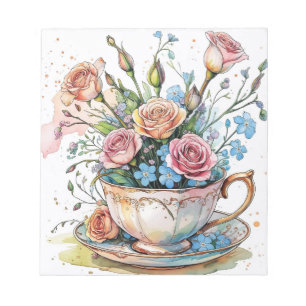 Floral-Boho-Notizblock Notizblock