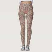 Floral Boho Pattern – Artistic Bohemian Botanical  Leggings (Vorderseite)