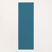 Floral Boho Pattern Custom Name Yoga Mat Yogamatte (Rückseite)