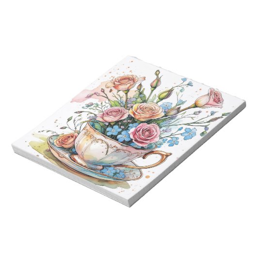 Floral boho phonecase notizblock (Rotiert)