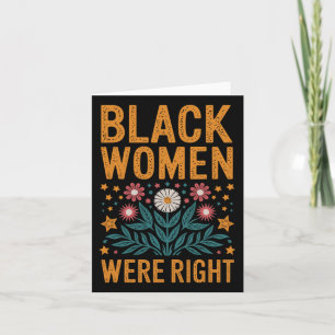 Floral Boho Resist Anti Trump Black Women Were Rig Karte