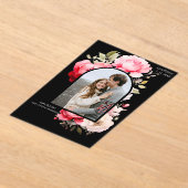 Floral Boho Save the Date  Acryleinladungen (Ablage )